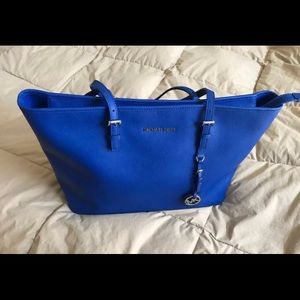 Michael Kors leather multi-function tote